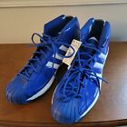 ADIDAS MEN'S SIZE 20 Sneakers Basketball Shoes Pro Model 2G Blue & White NEW NWT