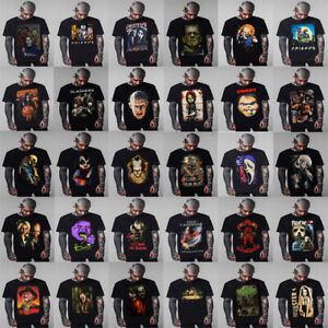 THE BEST COLLECTION OF HORROR HALLOWEN BLACK T SHIRTS