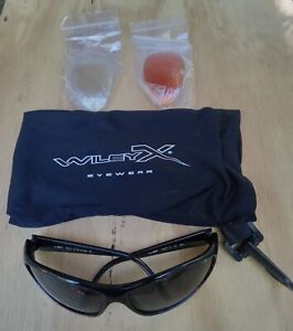 Wiley X WX Z87-2+  Black Frame Sunglasses