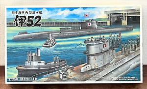 Submarine I-52 with Exclusive etching parts Aoshima IJN 1/350 Kit From Japan