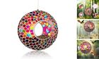 Backyard Expressions Hanging Glass Bird Feeder - Multicolor - Fly Mosaic