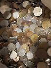 1+ LBS with Over 100 WORLD INTERNATIONAL FOREIGN COINS BULK LOT Good to Unc Mix