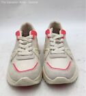 Coach Womens G4661 White Pink Lace Up Low Top Running Sneakers Size 7.5B