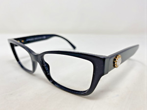 Versace Italy Mod 3284-B GB1 54-15-140 Black Full Rim Eyeglasses Frame TI83
