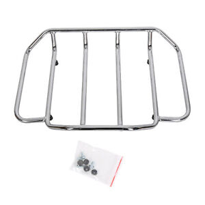 NEW Top Rack Chrome Tour Pak Pack Luggage Trunk For Harley Touring Road Street (For: 2014 Street Glide)