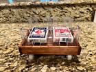 Two Tray Playing Card Caddy with Rollers (10