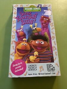 Sesame Street - Sing Yourself Silly (VHS, 1990)