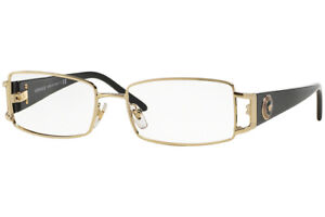 Authentic VERSACE Rx Eyeglasses VE 1163M-1252 Pale Gold w/Demo Lems 52mm  *NEW*