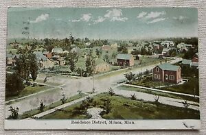 Residence District, Milaca, Minnesota, Vintage Postcard