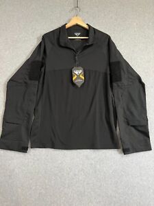 Condor 101065 Tactical 1/4 Zip Long Sleeve Combat Shirt Size Large Black