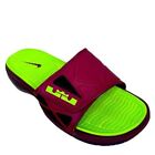 Nike Air Max Men’s Lebron 2 Elite Raspberry Red & Green 578251-630 Slides Size 7