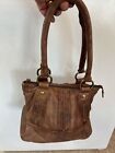 Scully Brown Leather Shoulder Handbag Purse Very Soft Leather