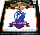 Harley Davidson Motorcycles Temporary Tattoos - New - Howling Wolf
