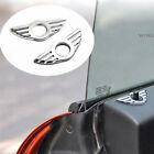2pcs Car Accessories Door Pin Lock Wing Emblem Badge Stickers For Mini Cooper