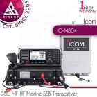 Icom IC-M804 DSC MF-HF Marine SSB Transceiver│With AT141 Antenna Tuner Unit│12V