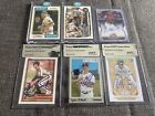 6 Autographed/Signed Baseball Card Lot- Topps Archives/Bowman Chrome/Press Pass