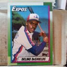 1990 Topps Tiffany #224 Delino Deshields RC Nice See Scans