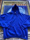Vintage Russell Athletic Blank Hoodie Sweatshirt Blue 90s Y2K Sz 2XL XXL Jnco