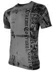 Xtreme Couture by Affliction Men's T-Shirt Crew Biker Skull Tattoo S-5XL