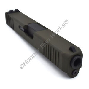 HGW Complete Upper for Glock 19 Gen3, EDC OD Green Slide 9mm Black Barrel Sights