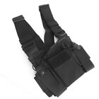 Radio Chest Harness Bag Front Pouch Holster Vest Rig for M Portable RADIO