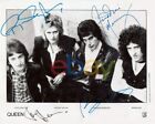 Queen Band Signed Real 8x10 Promo Pic Freddie Mercury Brian May reprint