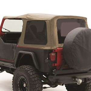 Smittybilt 9870217 Replacement Soft Top Fits 87-95 Wrangler (YJ) (For: Jeep)