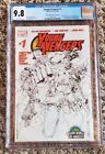 YOUNG AVENGERS #1 WIZARD WORLD LA SKETCH VARIANT - CGC 9.8