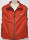 Polo Sport Ralph Lauren Polyester Windbreaker Golf Vest Size M, Burnt Orange EUC