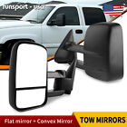 Pair Manual Fold Tow Mirrors for 1999-2006 Chevy Silverado GMC Sierra 1500 2500