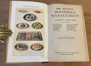 MRS. BEETON'S HOUSEHOLD MANAGEMENT Isabella Mary Beeton 1680 pgs + Color Plates