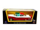 1955 FORD CROWN VICTORIA RED & WHITE 1/43 DIECAST MODEL CAR ROAD SIGNATURE 94202