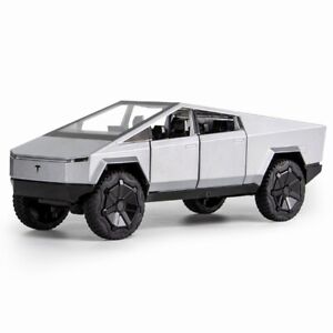 1:32 Tesla Cyber truck Pickup Alloy Car Model Diecast Metal Off road Kids Gift