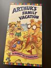 Arthur - Arthurs Family Vacation (VHS, 1999). Faded Sticker On Back