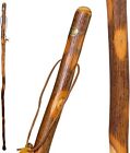 Brazos Rustic Wood Walking Stick, Hickory, Traditional Style 55