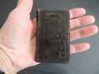 ANTIQUE POCKET BIBLE CARRIED by SOLDIER M.A. LUTHER in CIVIL WAR - NEW TESTAMENT