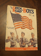 The Open Road For Boys ~ July 1942 ~ Buy War Bonds