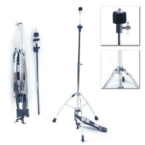 Double Braced Hi Hat Cymbal Drum Stand Hi-Hat Mount w/ Pedal
