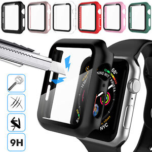 For Apple Watch Series 6 5 4 3 2 SE Screen Protector Case 38/42/40/44 mm Cover