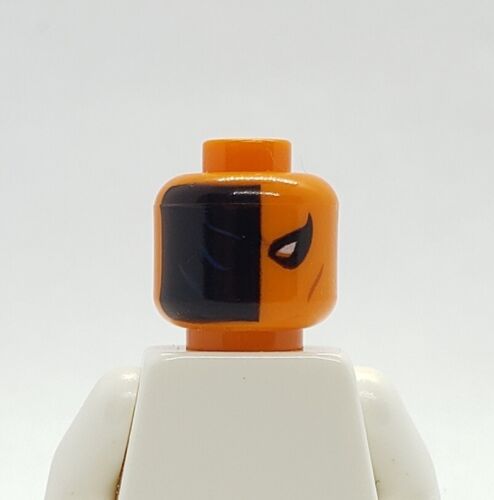 Lego Deathstroke Minifigure Head DC Superheroes 76034 Batman Slade Wilson