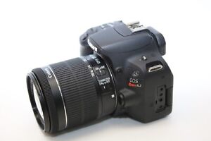 Canon SL2 24.2MP Digital SLR DSLR Camera w/18-55mm Lens (Shutter count only 309)