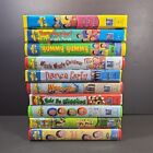 The Wiggles VHS Tapes Lot of 10 Yule Be Wiggling Wiggle Safari Dance Party Yummy