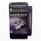 EMPTY Saints Row The Third BIG BOX Promo Display Art 16 x 11.5 x 2.5