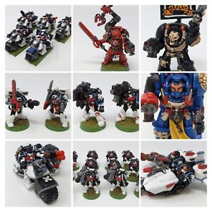 Warhammer 40k Space Marines White Panthers Squads/Singles PAINTED MULTI-LISTING