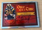 2022 Panini One Once Upon A Time Auto Eric Dickerson 10/35 Prizm #332