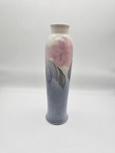 New ListingStudio Art Pottery Hand Painted Watercolor Floral 12