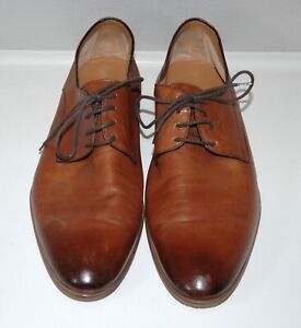 Ace Marks Men's Oliver Leather Travel Derby Shoes, Cuoio color Size 12E preowned