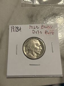 1918 d buffalo nickel Nice Better Date Check My Listings Please👀