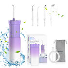SEJOY Portable Water Flosser Cordless for Teeth Oral Irrigator Cleaner 5Jet Tips