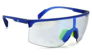 Adidas Sport Sunglasses | SP0005 91X - Matte Blue / PHOTOCROMIC Blue Vario Lens